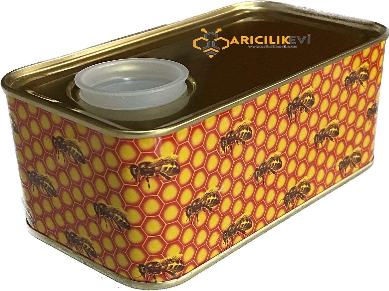 1 Kg’lık Süzme Bal Tenekesi